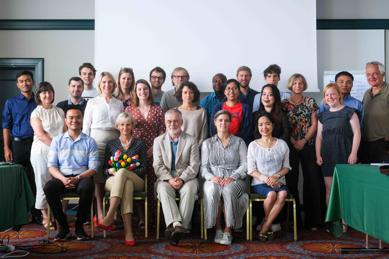 Fotografija projektnega tima s sestanka v Sloveniji
